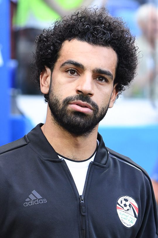 Mohamed Salah in Liverpool kit during final season at Anfield